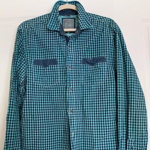 Guess Checkered Box Button Down Shirt